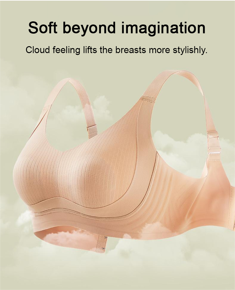 đTrĂ„dlös, hudvĂ€nlig push-up-bh utan mĂ€rken/đWireless, skin-friendly push-up bra without marks