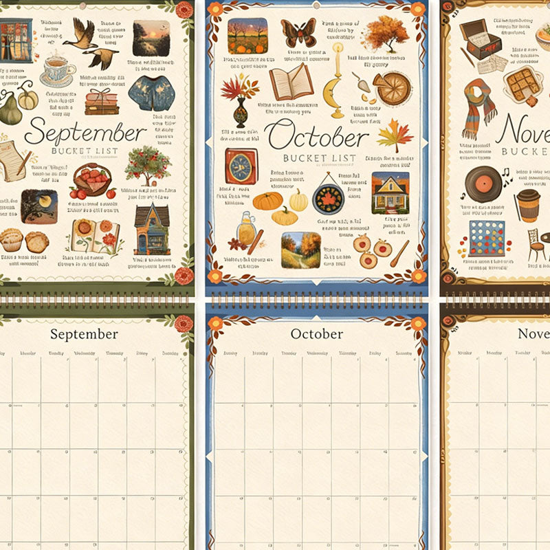 PREORDER 2026 Bucket List Calendar