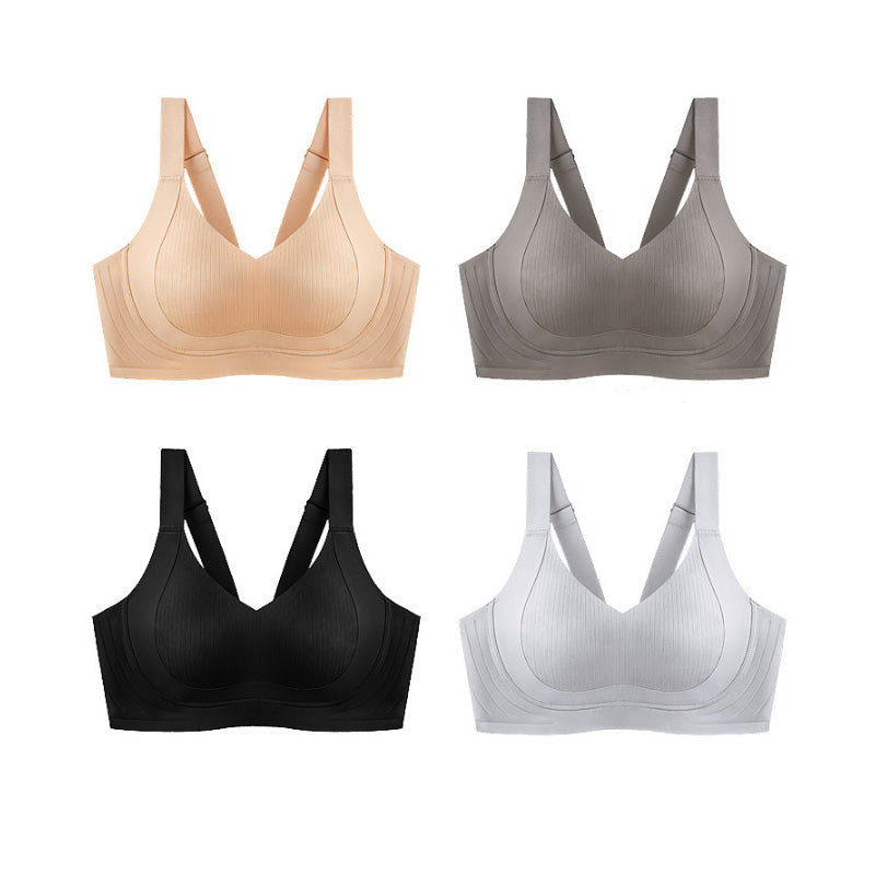 đTrĂ„dlös, hudvĂ€nlig push-up-bh utan mĂ€rken/đWireless, skin-friendly push-up bra without marks