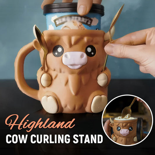 Ferdinand Highland Cow Ice Cream Pint Holder