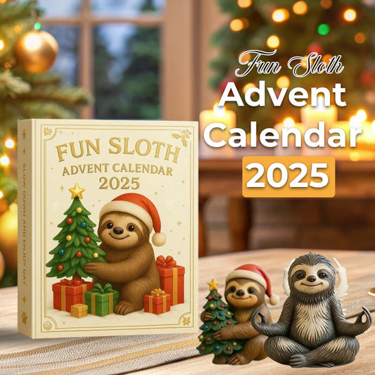 🦥🎄 Fun Sloth Advent Calendar 2025