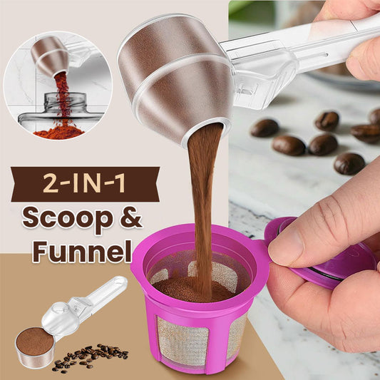 ☕ The Morning Streamliner: 2-in-1 Coffee Measuring Spoon