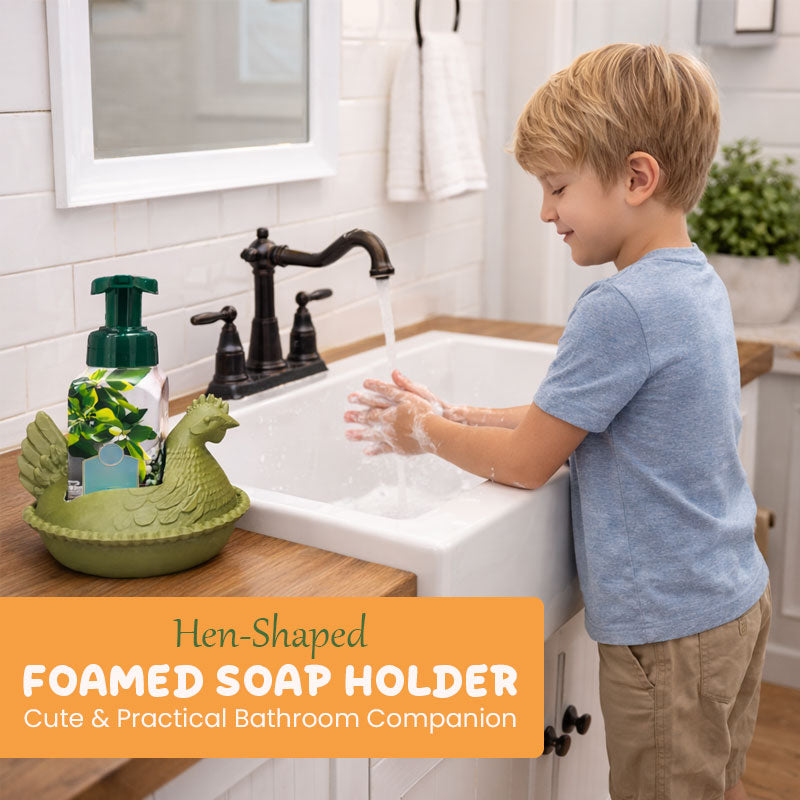 Hen-shaped Foamed Soap Holder