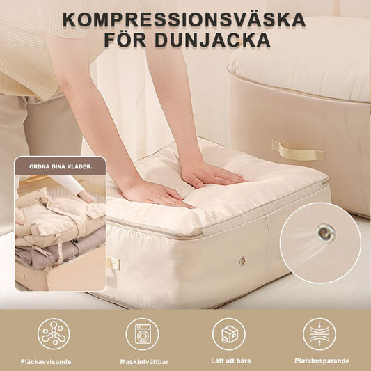 Tre-lagers hopfällbar komprimeringsförvaringspåse [trippel kapacitet]