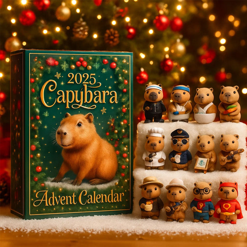 🐾 2025 Capybara Advent Calendar — 24 Days of Cozy Surprises 🎄✨