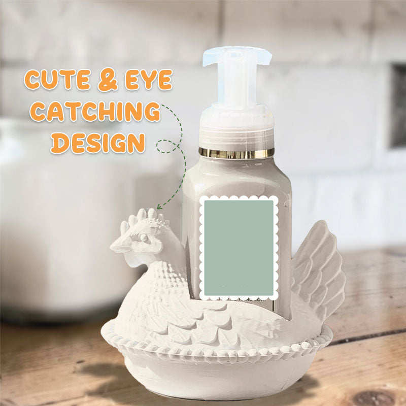 Hen-shaped Foamed Soap Holder