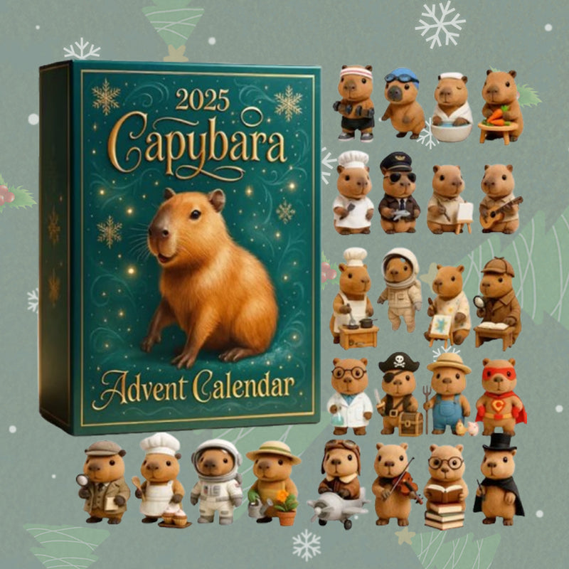 🐾 2025 Capybara Advent Calendar — 24 Days of Cozy Surprises 🎄✨