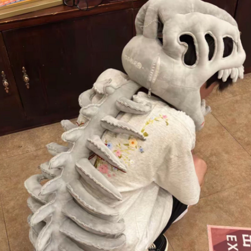 Realistiskt dinosaurieskelettkostymset