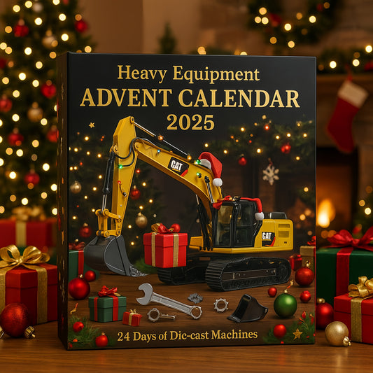 Heavy Equipment Advent Calendar 2025 · 24 Die-cast Machines